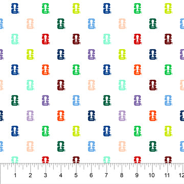 FIFA Trophy in White Multi from the FIFA World Cup 26 Collection - Northcott Fabrics