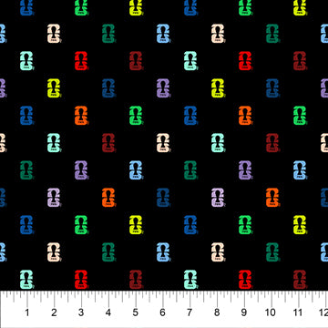 FIFA Trophy in Black Multi from the FIFA World Cup 26 Collection - Northcott Fabrics