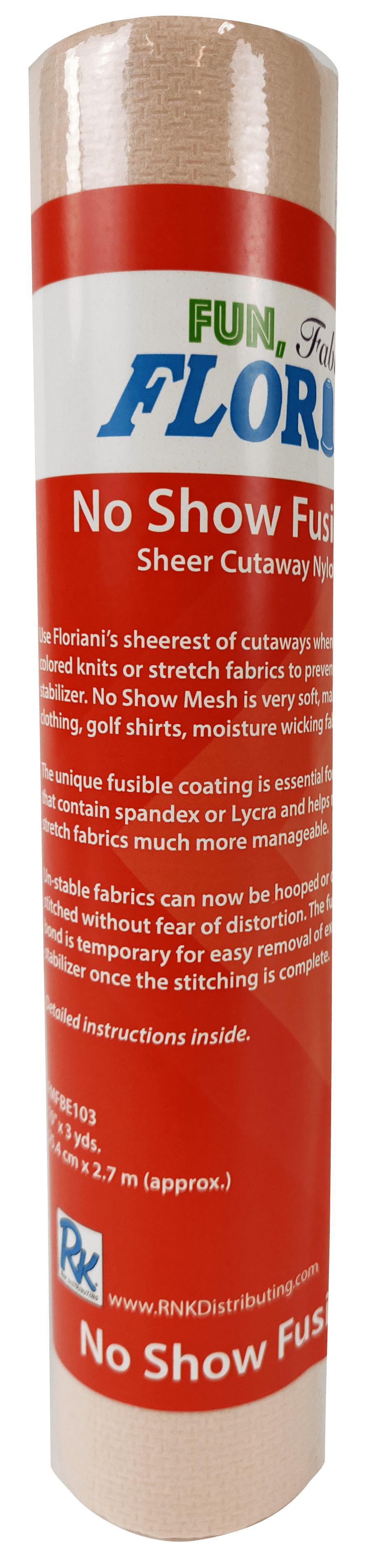 Floriani Water Soluble Topping 15" x 10 yds