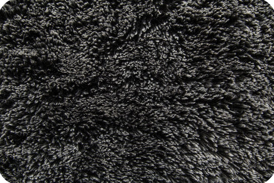 Minky - Luxe Cuddle Frosted Shaggy BLACK/WHITE From Shannon Fabrics