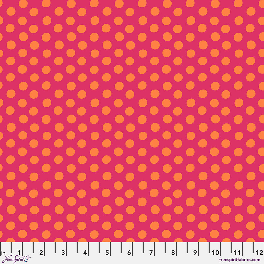 Kaffe Fassett Fabrics - Spot - Fuchsia From FreeSpirit Fabrics