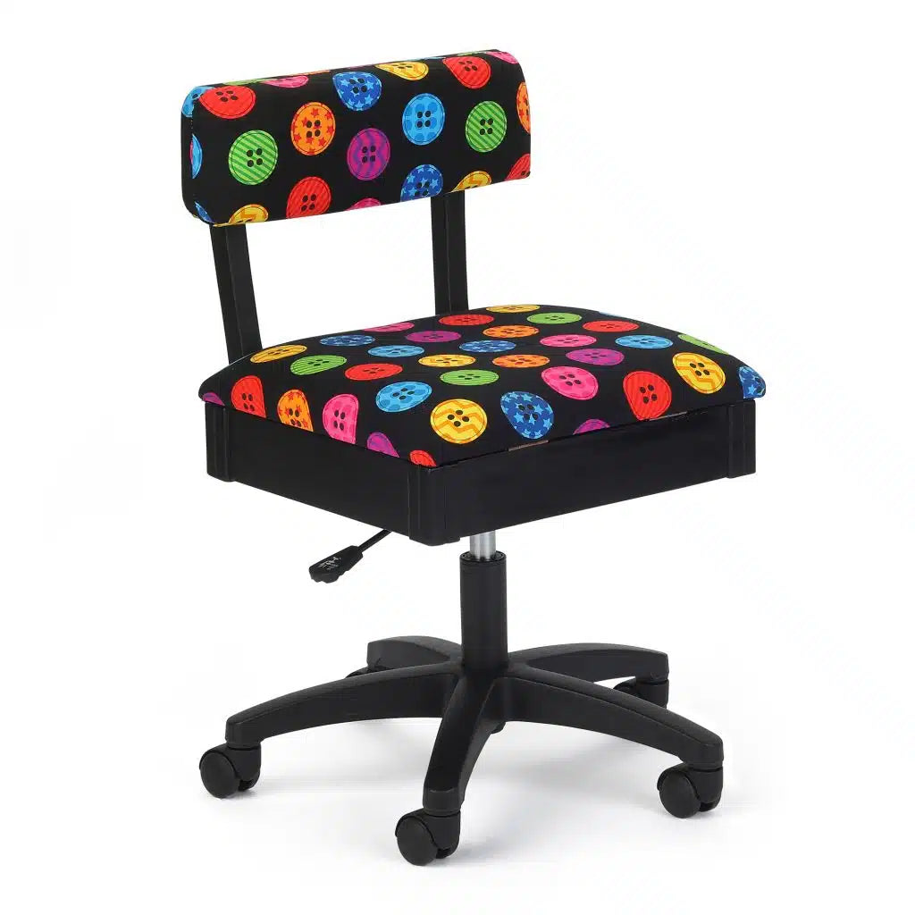 Bright Buttons Hydraulic Sewing Chair from Arrow Chair
