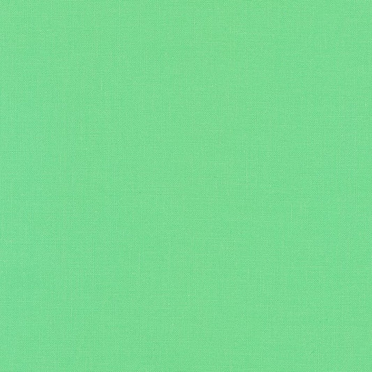 Parakeet Kona Cotton Solids from Robert Kaufman by the Yard