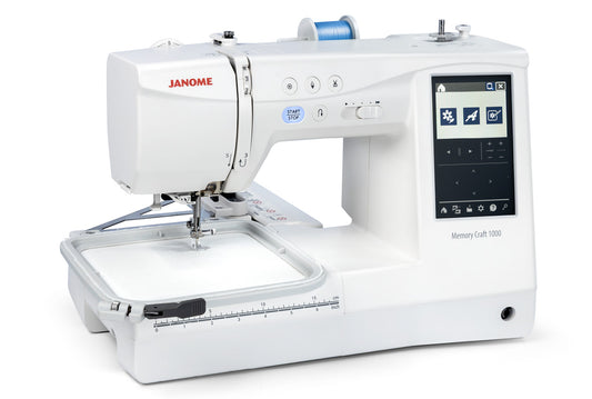 Janome Memory Craft 1000 Combo Sewing/Embroidery Machine