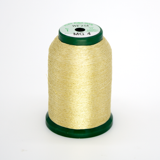 Kingstar Metallic Embroidery Thread - CHAMPAGNE MG4