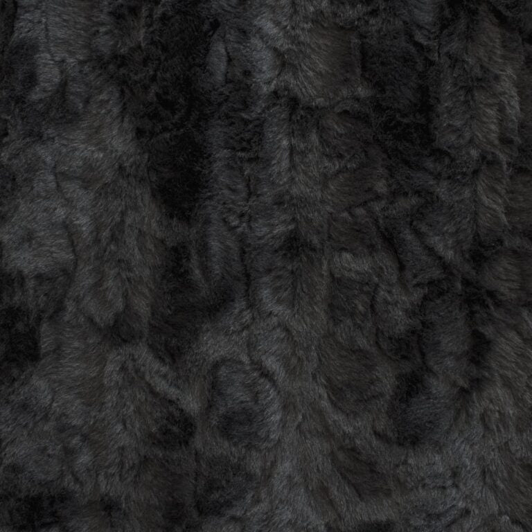 Minky -Lux Snuggle Malibu BLACK From EZ Fabric