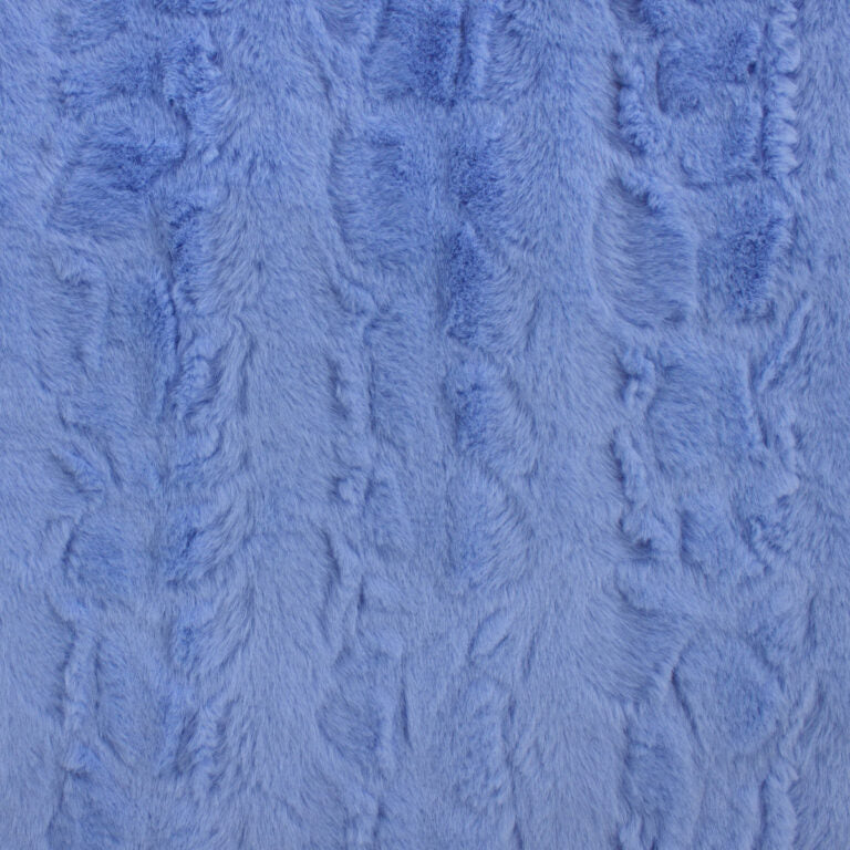 Minky -Lux Snuggle Malibu FRENCH BLUE From EZ Fabric
