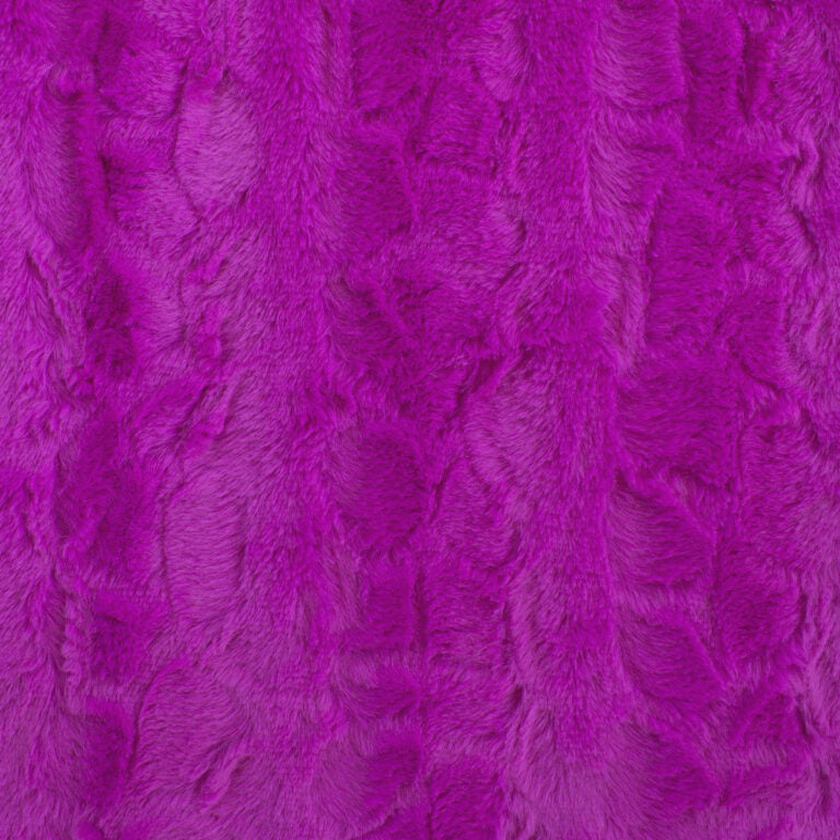 Minky -Lux Snuggle Malibu MAGENTA From EZ Fabric