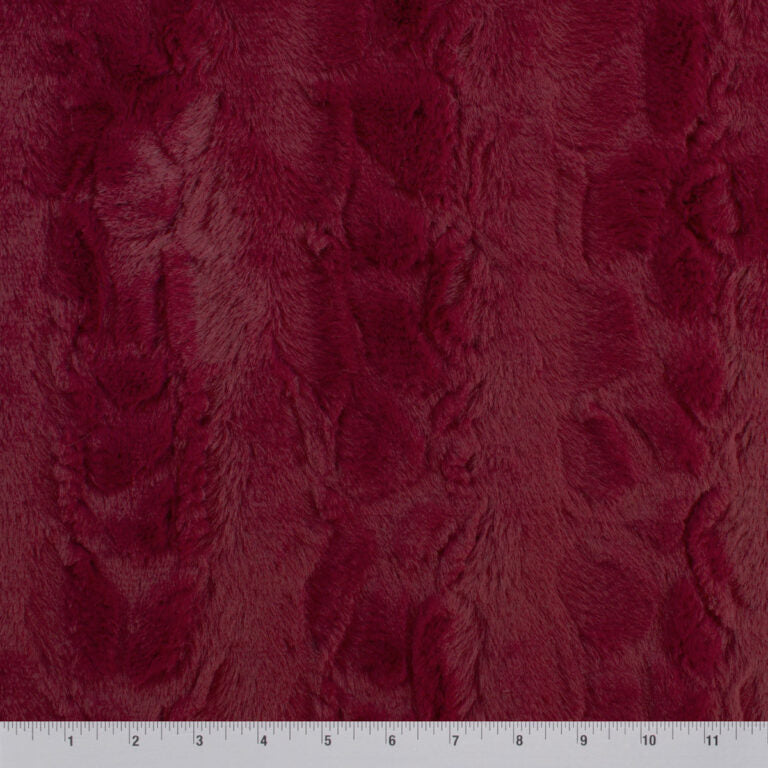 Minky -Lux Snuggle Malibu MULBERRY From EZ Fabric
