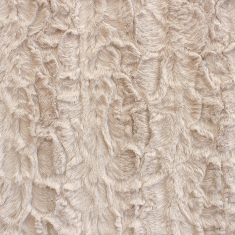 Minky -Lux Snuggle Malibu MUSHROOM From EZ Fabric