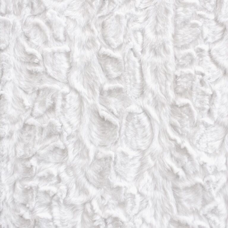 Minky -Lux Snuggle Malibu WHITE From EZ Fabric