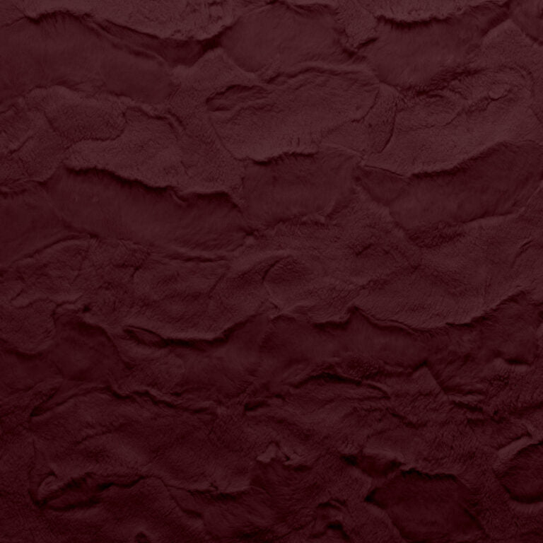 Minky -Lux Snuggle New York MERLOT From EZ Fabric
