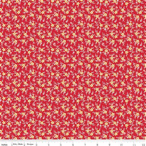 July in Berry from the Americana Collection by Lori Holt for Riley Blake Designs