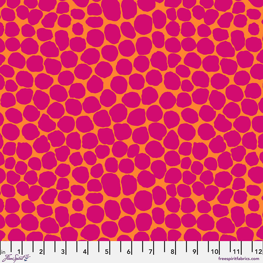 Kaffe Fassett Fabrics - Jumble - Magenta From FreeSpirit Fabrics