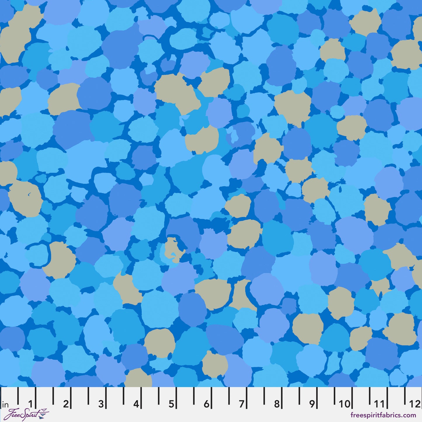 Kaffe Fassett Fabrics - Reflections - Sky From FreeSpirit Fabrics