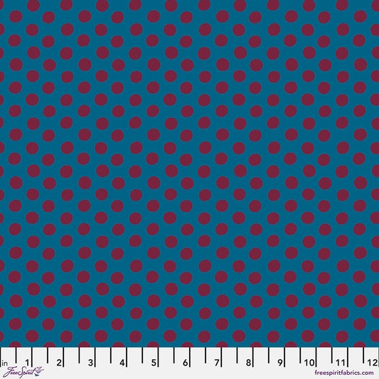Kaffe Fassett Fabrics - Spot - Peacock  From FreeSpirit Fabrics