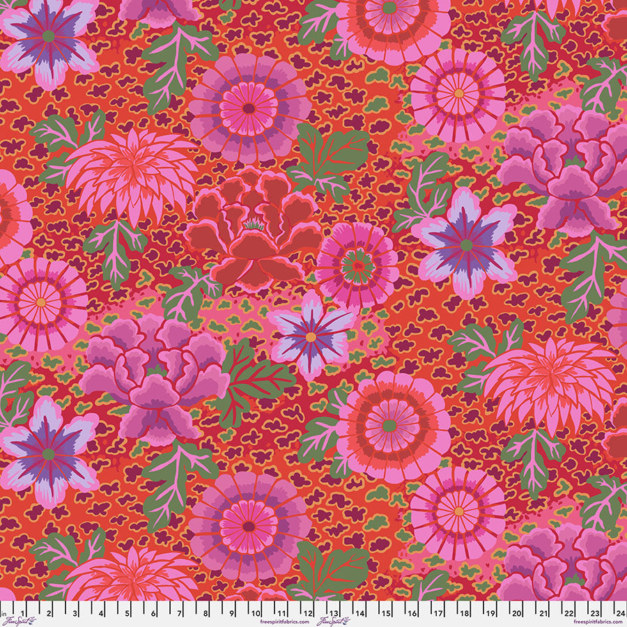Kaffe Fassett Fabrics - Dream - Magenta From FreeSpirit Fabrics