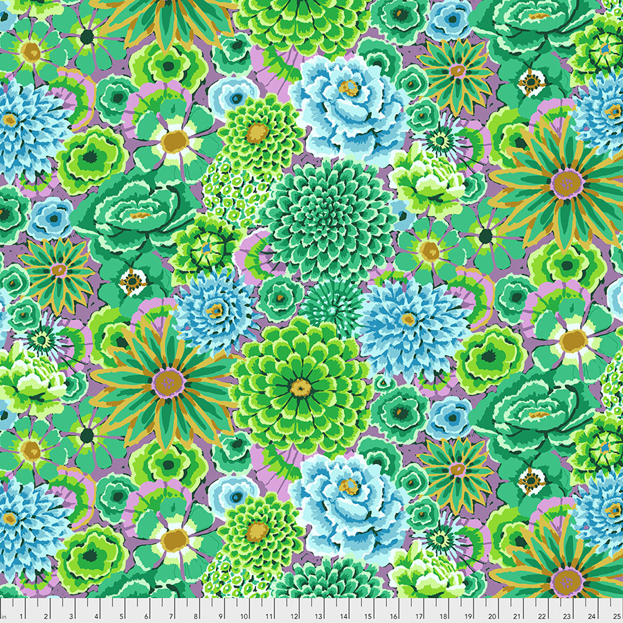 Kaffe Fassett Fabrics - Enchanted - Green From FreeSpirit Fabrics