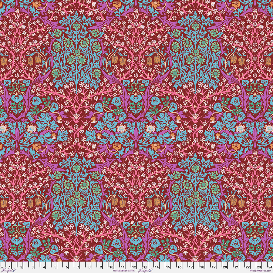 Blackthorn - Brown From Kaffe x Morris & Co. Collaboration From FreeSpirit Fabrics
