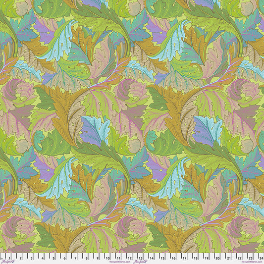Acanthus - Jade From Kaffe x Morris & Co. Collaboration From FreeSpirit Fabrics