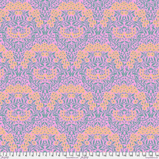 Michaelmas Daisy - Pink From Kaffe x Morris & Co. Collaboration From FreeSpirit Fabrics