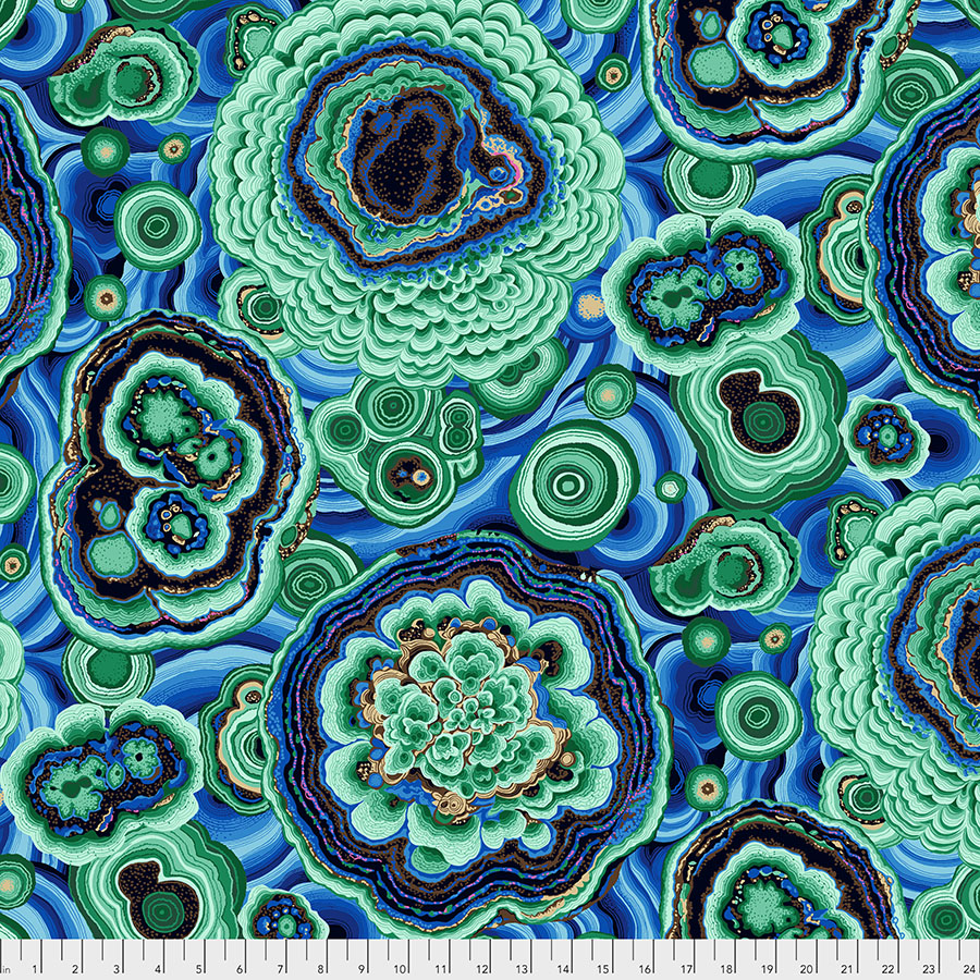 Kaffe Fassett Fabrics - Agate - Green From FreeSpirit Fabrics