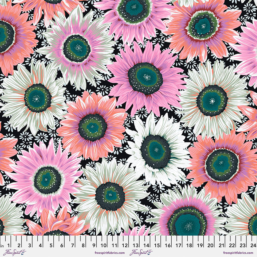 Kaffe Fassett - Van Gogh - Black By The Yard from FreeSpirit Fabrics