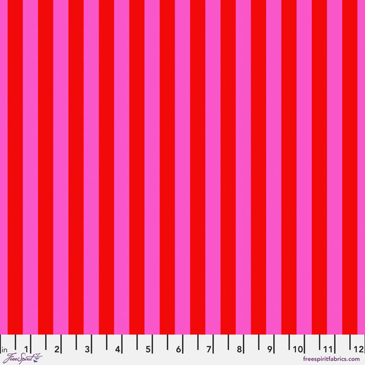 Tula Pink Peony Tent Stripe from True Colors Collection