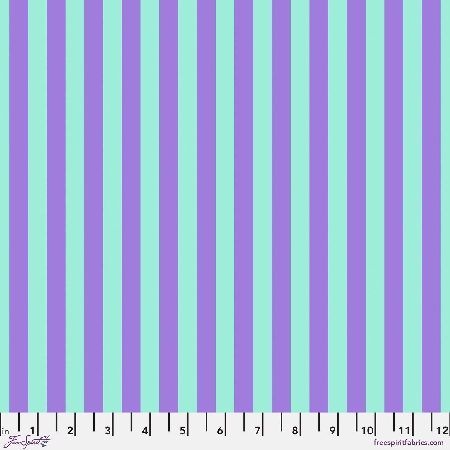 Tula Pink Petunia Tent Stripe from True Colors Collection
