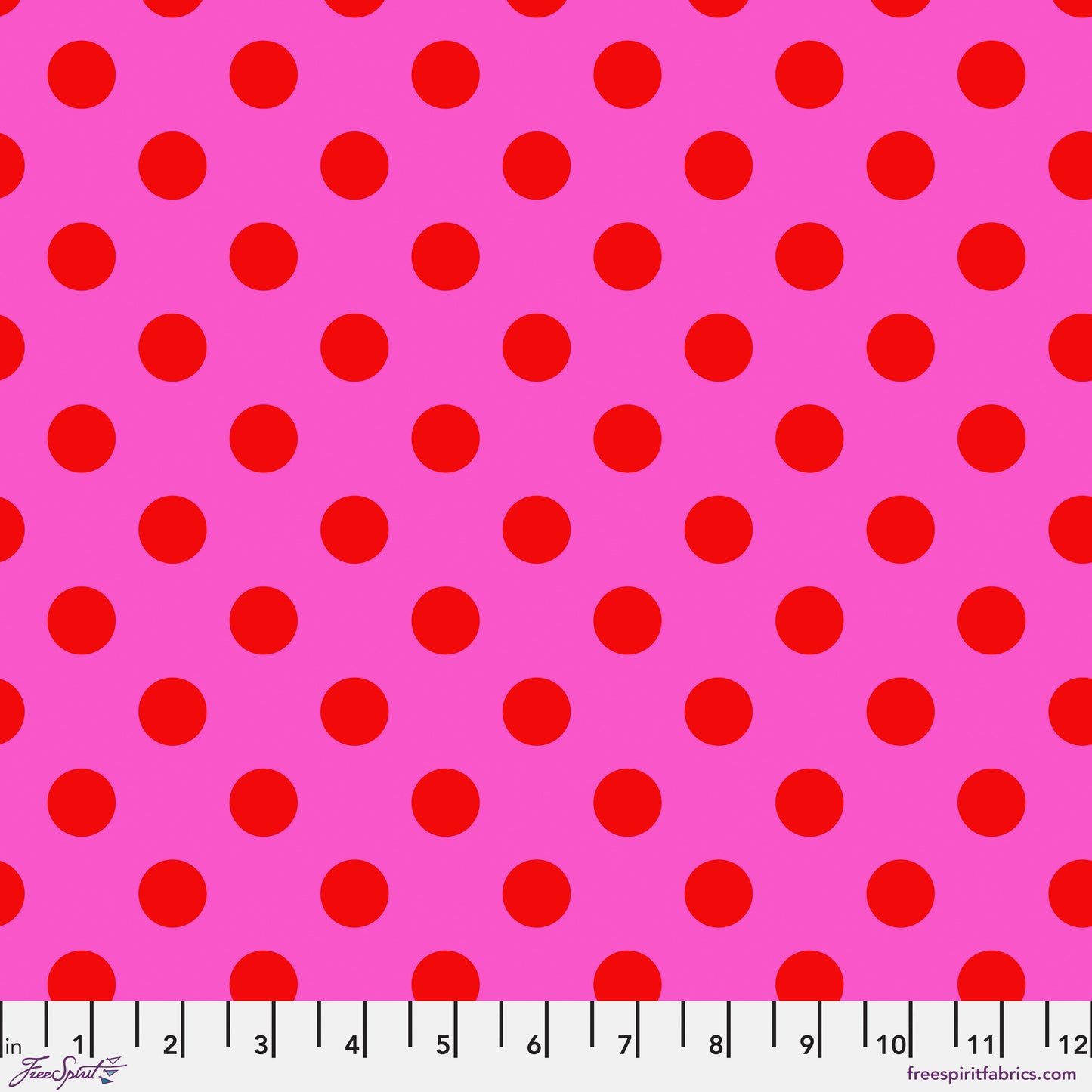 Tula Pink Peony Pom Pom Dots from True Colors Collection