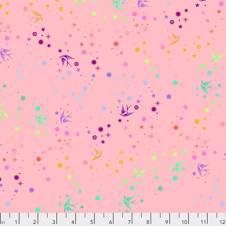 Tula Pink Blush Fairy Dust from True Colors Collection