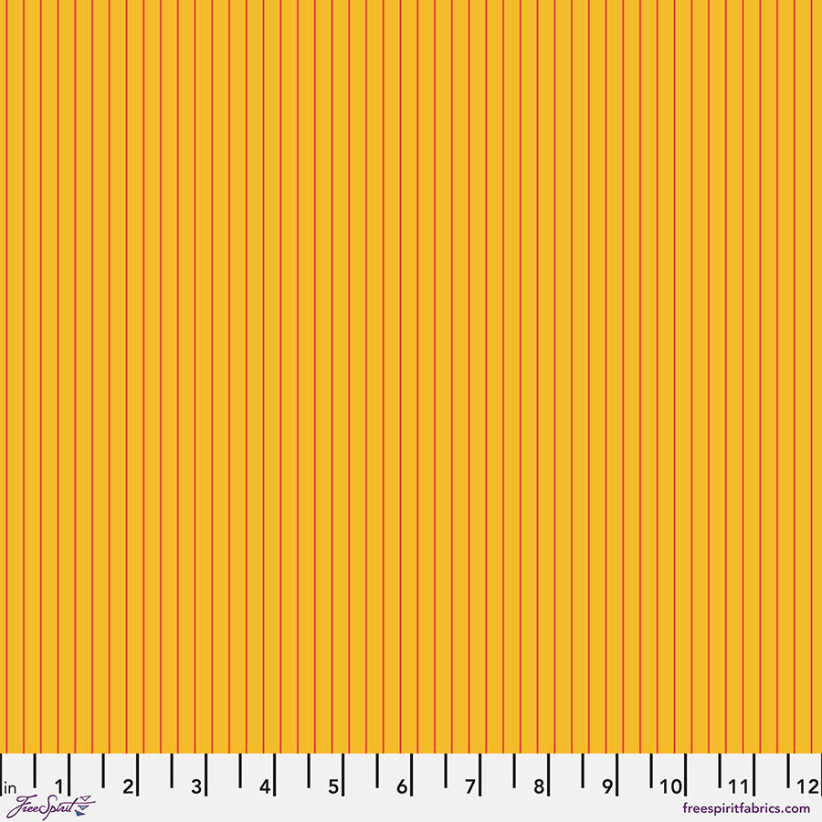 Tula Pink Sunrise Tiny Stripes from True Colors Collection