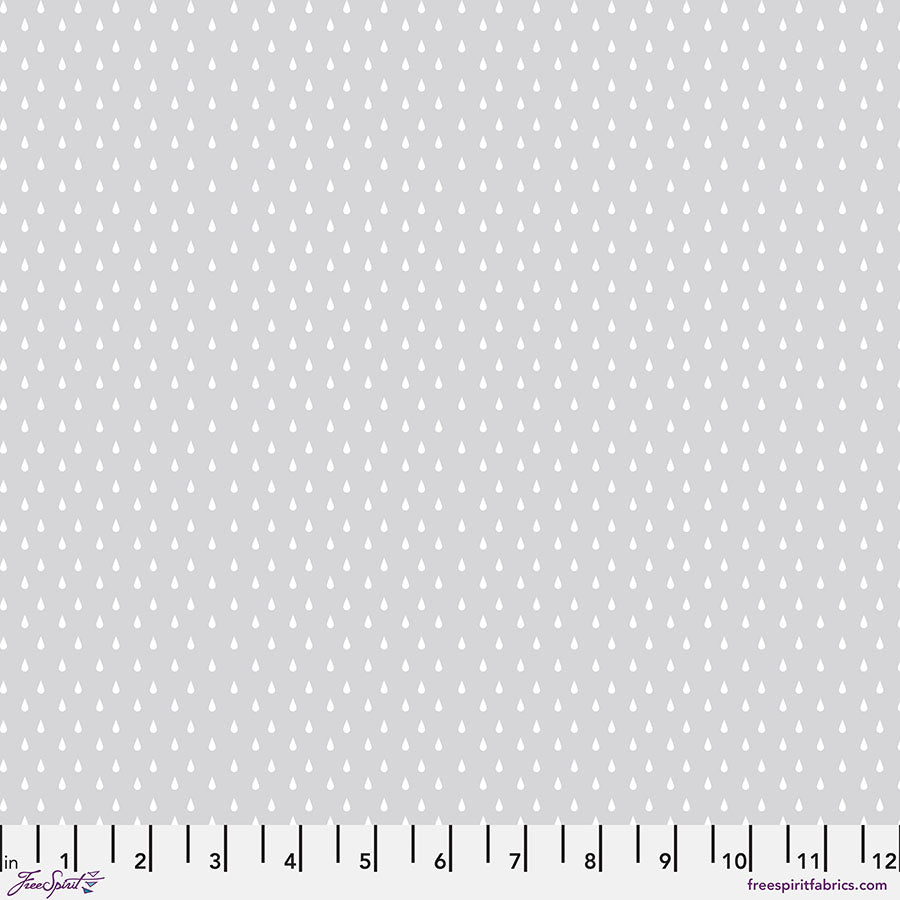 Tula Pink Whisper Ghost Droplettes from True Colors Collection