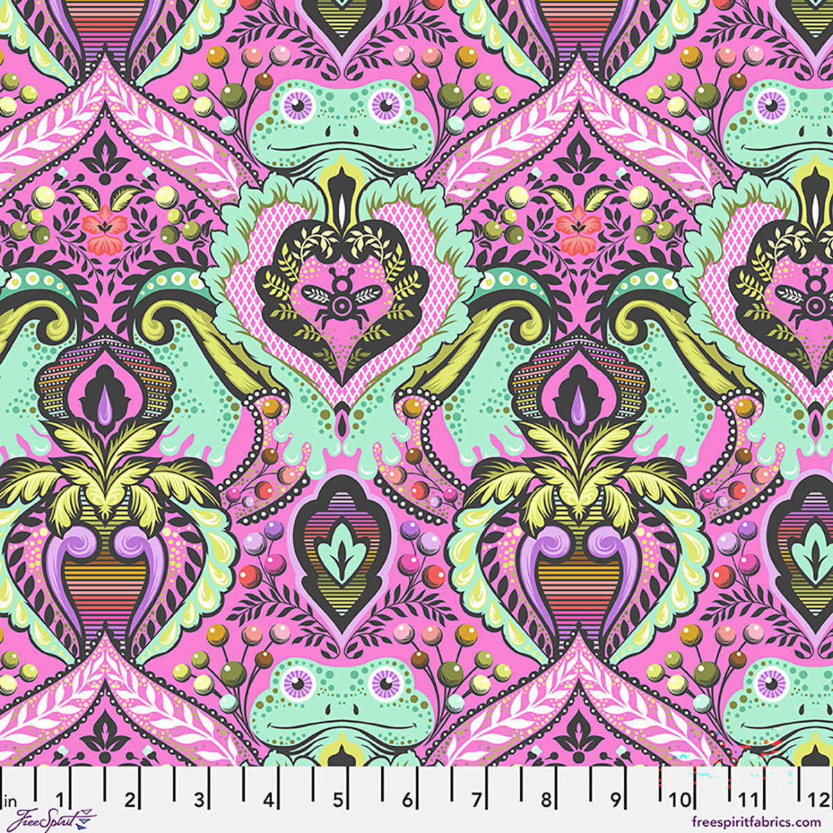 Tula Pink - Frog Prince - Gumball from Prince Charming Deja Vu Collection