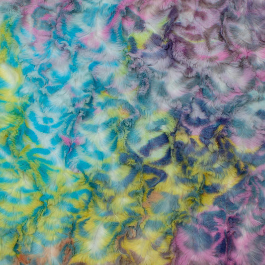Minky -Lux Snuggle Party Animal BELLA PASTEL From EZ Fabric