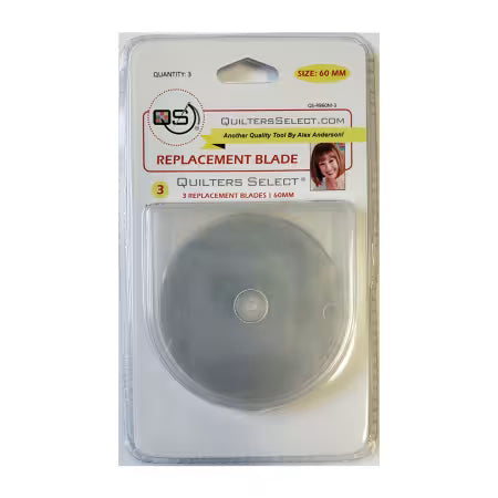 Quilter's Select - Select 60mm Rotary Blade Replacements (3 pk)