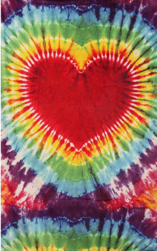 Minky - Fire Heart 2 Yard Panel Printed on Baby Whispy - Luxe Snuggle - 60"x72"