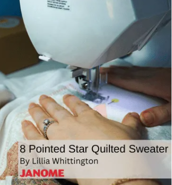 Janome CLUB Class - 8-Pointed Star Sweatshirt