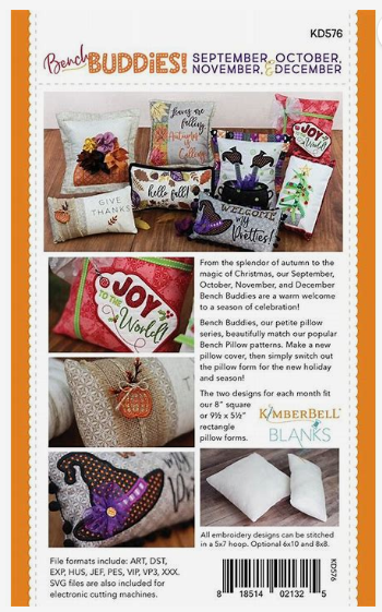 Kimberbell Halloween ZOOM Stitch Party