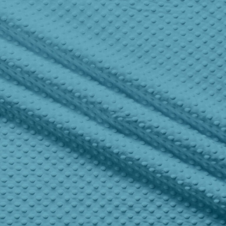 MINKY- Dimple Dots AZURE from EZ Fabric