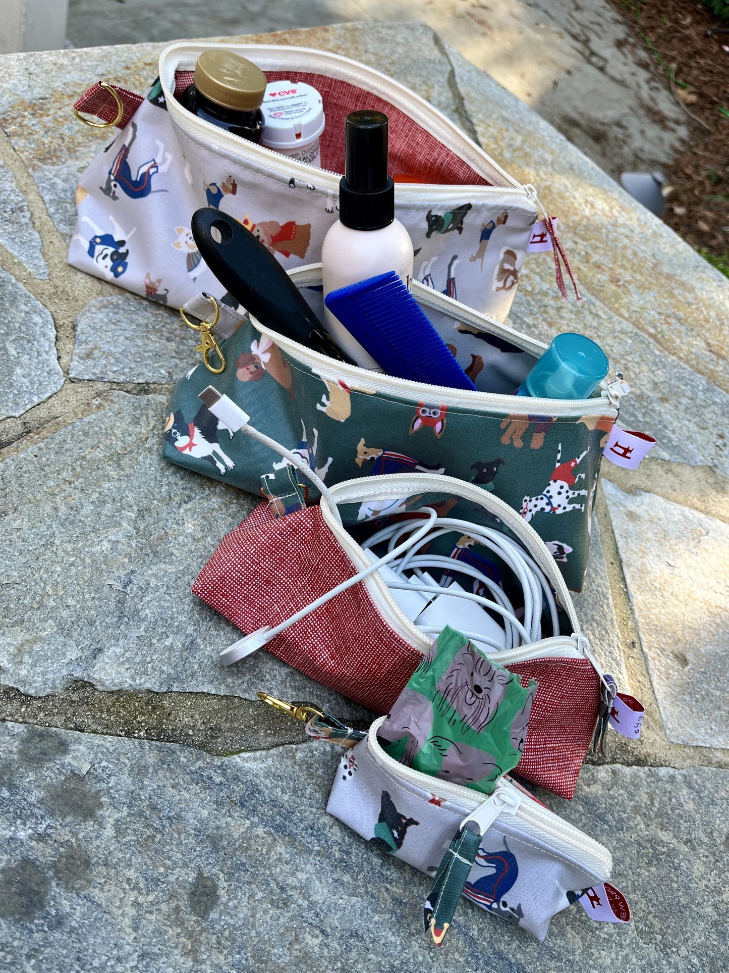 Stand up Pouch using Splash Fabric taught by Judy Donovan