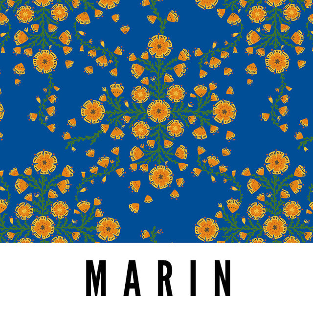 Marin 58" Wide Laminated Cotton Fabric from Splash Fabrics by the Half Yard