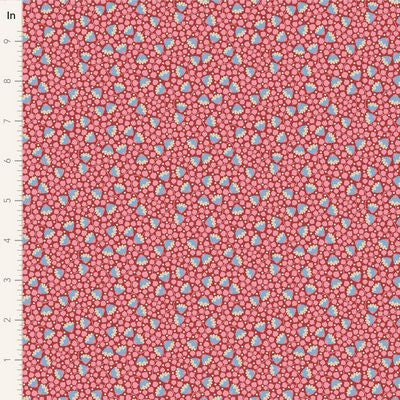 Tilda Fabric - Bellflower Pink From the Mira Collection