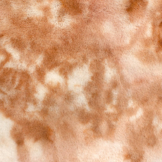 Minky -Lux Snuggle Tie Dye Whispy CLAY From EZ Fabric