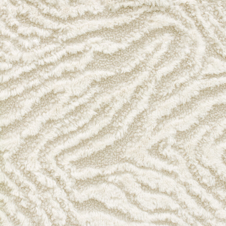 Minky -DISCONTINUED-Lux Snuggle Tiger Boucle OFF WHITE From EZ Fabric