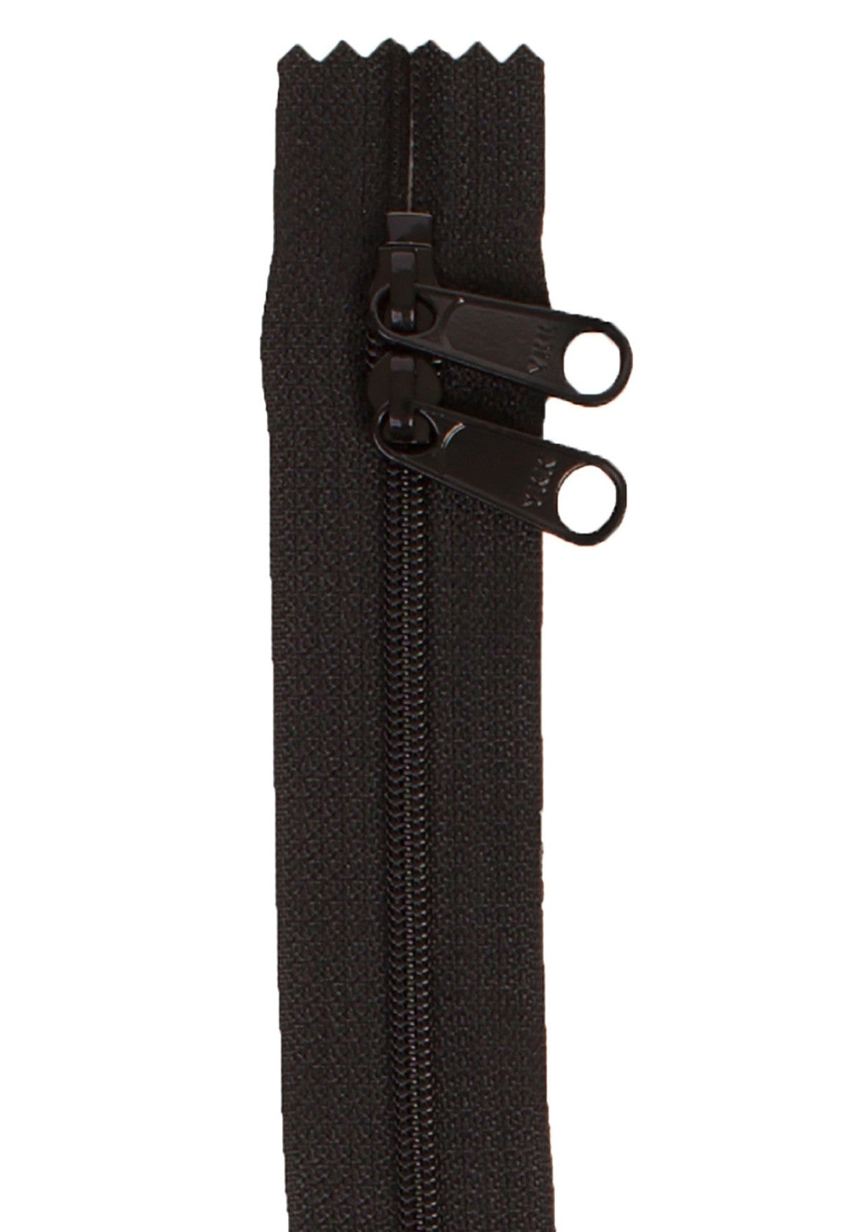 Black 30 Inch Handbag Zipper with Double Slide from ByAnnie