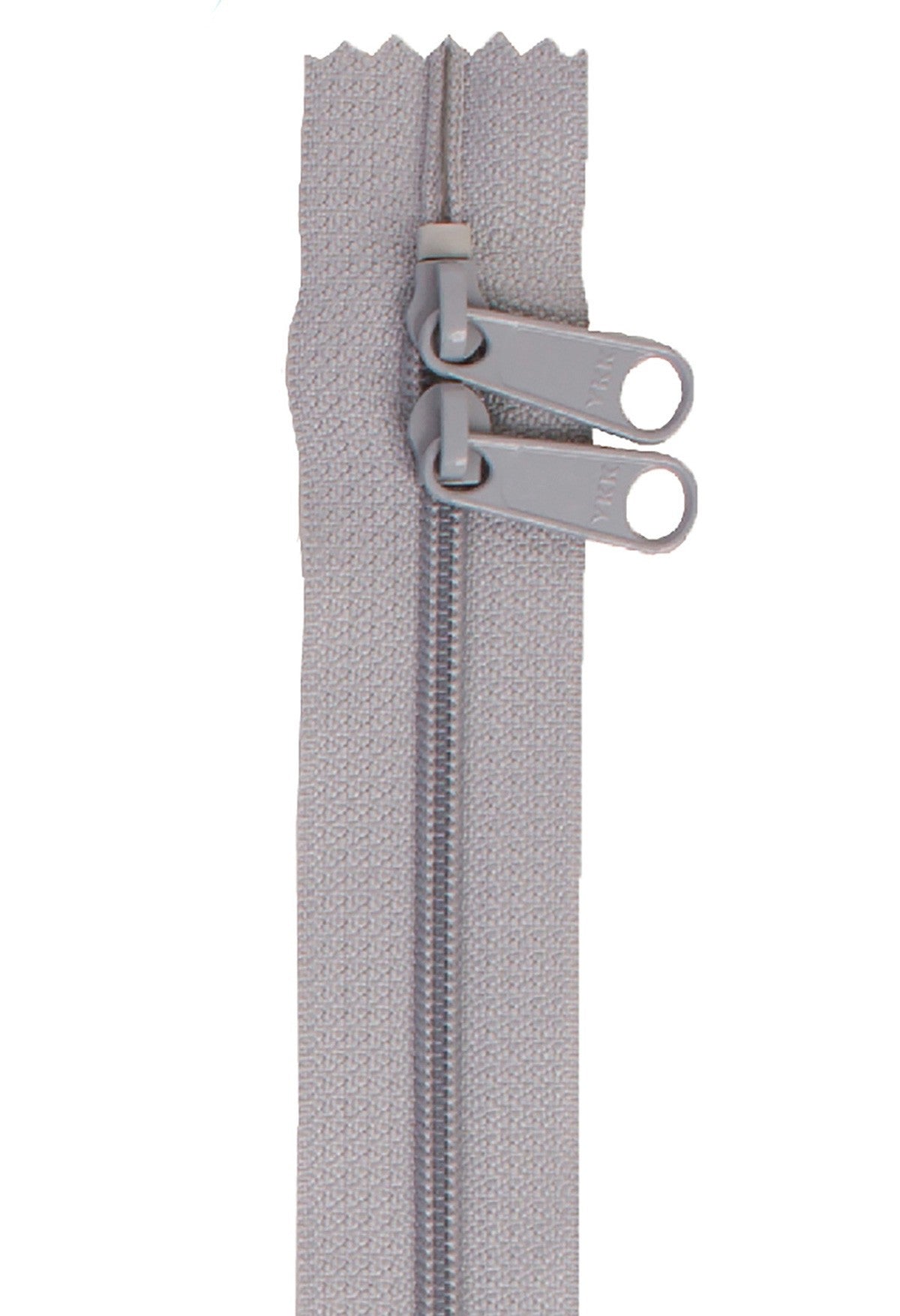 Pewter 40 Inch Handbag Zipper with Double Slide from ByAnnie