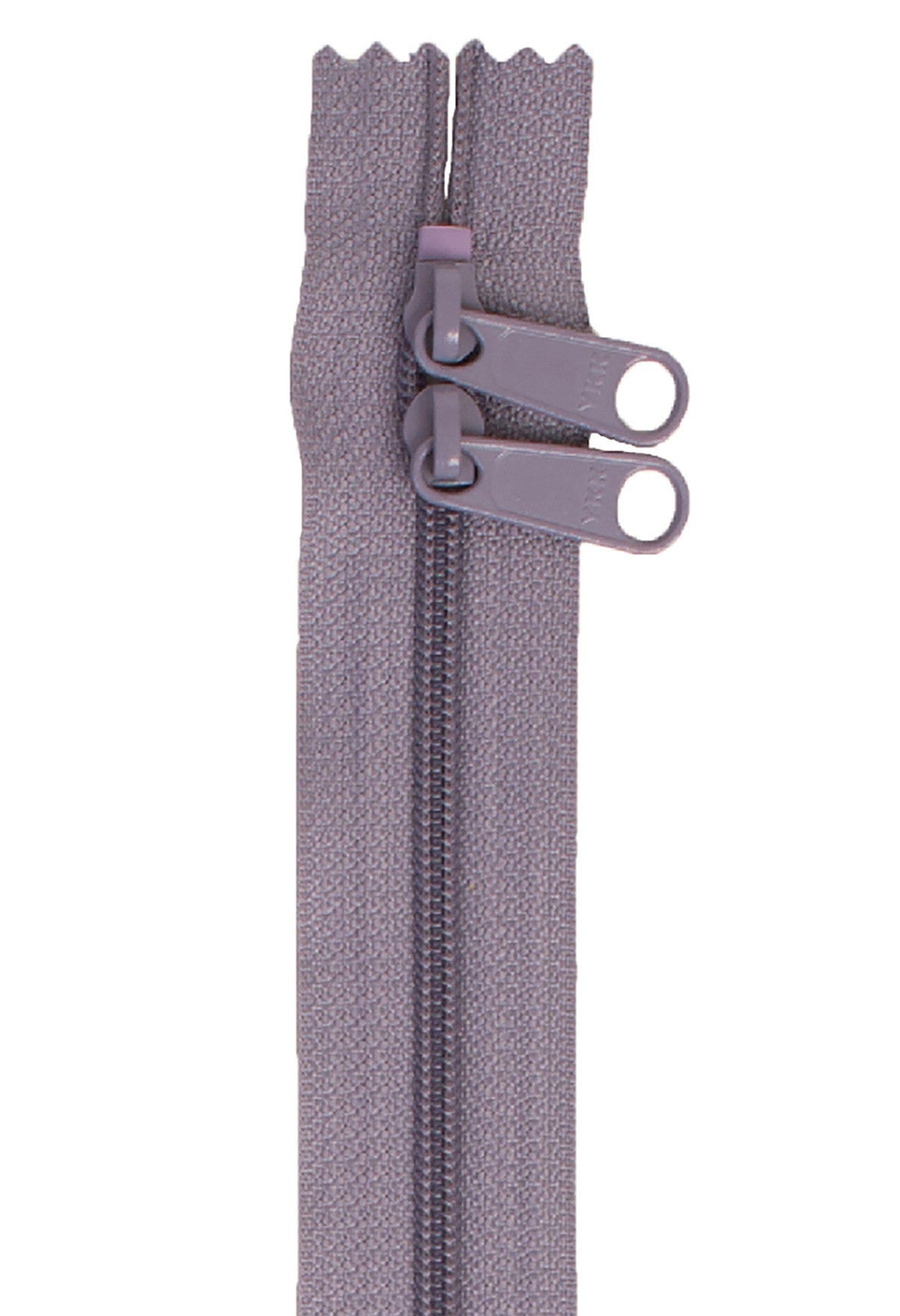 Gunmetal 40 Inch Handbag Zipper with Double Slide from ByAnnie