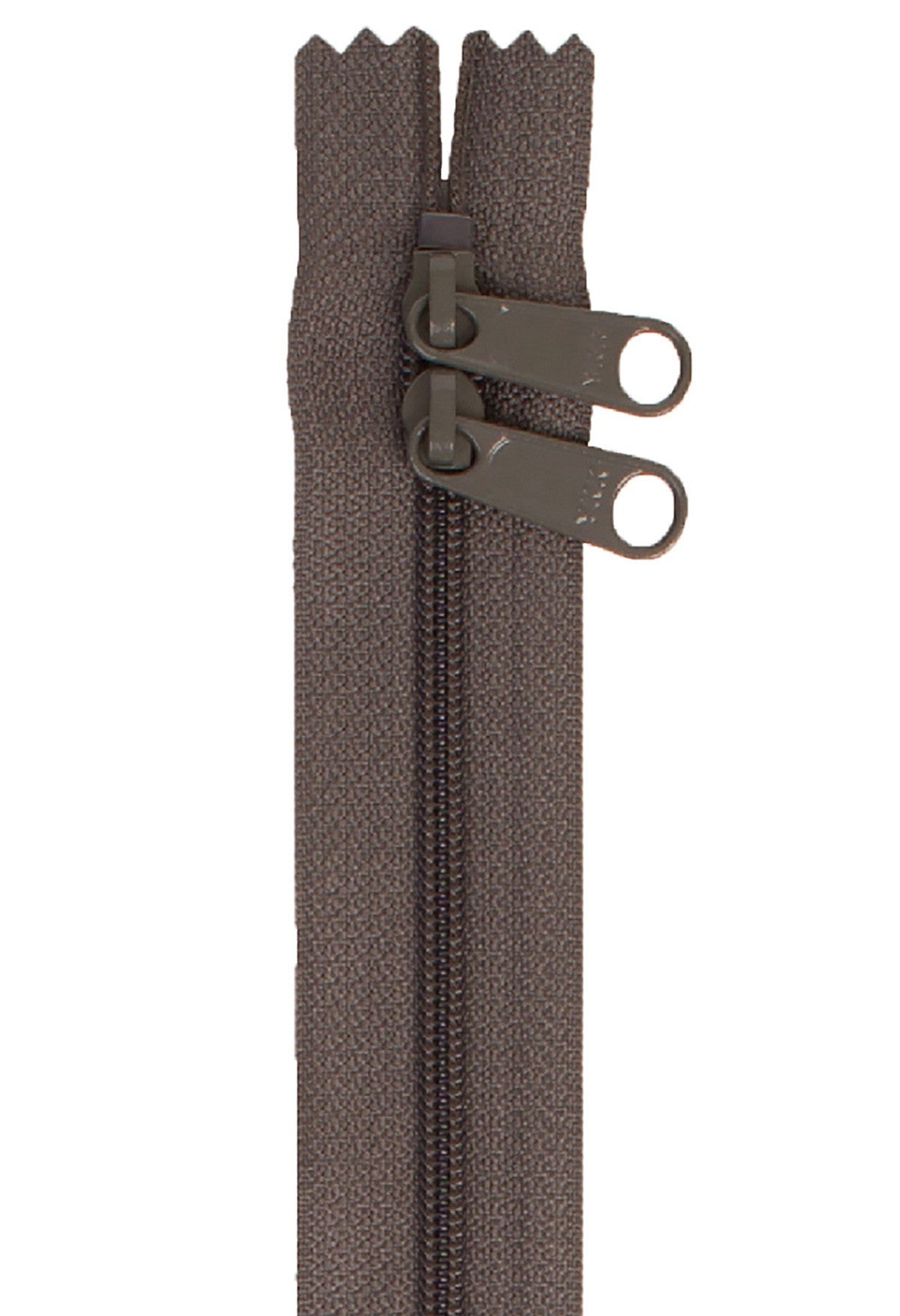 Slate Gray 40 Inch Handbag Zipper with Double Slide from ByAnnie
