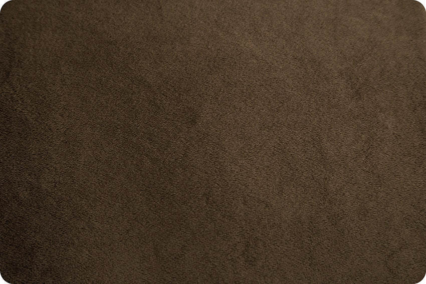 MINKY – 90” Extra Wide C390 BROWN Smooth Cuddle From Shannon Fabrics
